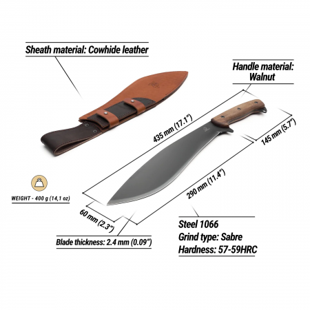 Maceta drumetii BeaverCraft KKR1, 435 mm [2]