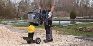 Mai compactor pe benzina cu aprindere electrica VS1000 Scheppach 3908301915, 6.5 Cp [3]