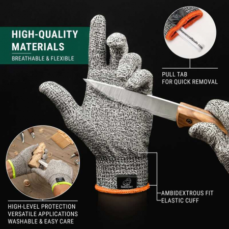 Mănuși de protecție BeaverCraft CRG, marime L [4]