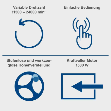Masina de frezat de banc HF60 Scheppach 5902106901, 1500 W, 24000 rpm [7]