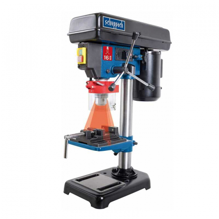 Masina de gaurit cu coloana de foraj DP16VLS Scheppach 5906810901, 500 W, Ø13 mm [1]