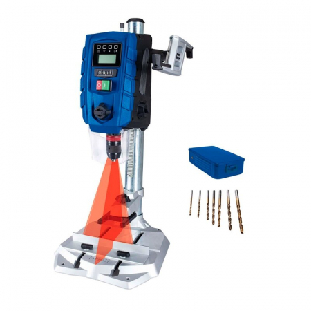 Masina de gaurit cu coloana verticala / profesionala - Masina de gaurit cu coloana de foraj DP60 Special Edition Scheppach 5906821904, 900 W