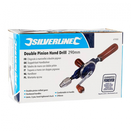 Masina de gaurit manuala Silverline 675032, Ø6 mm [6]