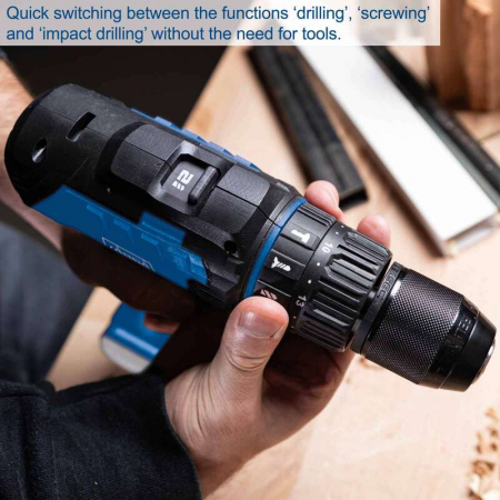 Masina de gaurit si insurubat fara acumulator C-CD45-X Scheppach 5909236900, 20 V [7]