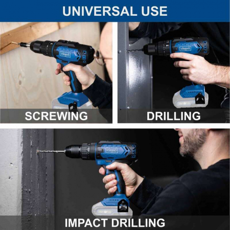 Masina de gaurit si insurubat fara acumulator C-CD45-X Scheppach 5909236900, 20 V [1]