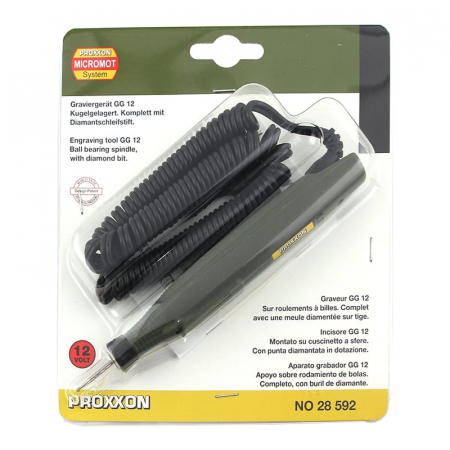 Masina de gravat sticla fara transformator Micromot GG 12 Proxxon 28592, 12 V, 20000 rpm [11]