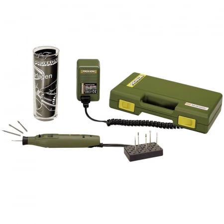 Scule multifunctionale si accesorii - Masina de gravat sticla cu transformator Micromot GG 12 Proxxon 28635, 12 V, 20000 rpm