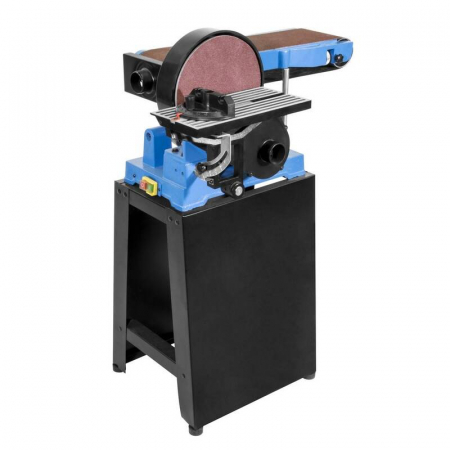 Masina de Slefuit cu Banda - Masina de slefuit cu banda si disc plus stativ GBTS1100 Gude 38352, 1100 W, 1500 rpm