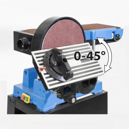 Masina de slefuit cu banda si disc plus stativ GBTS1100 Gude 38352, 1100 W, 1500 rpm [3]