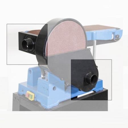 Masina de slefuit cu banda si disc plus stativ GBTS1100 Gude 38352, 1100 W, 1500 rpm [4]