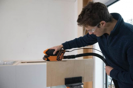 Masina de slefuit cu banda TCMBS Triton TRTN475114, 450 W, 340 m/min [8]