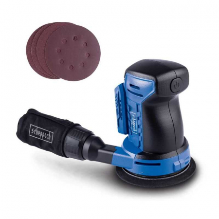 Slefuitor Orbital - Masina de slefuit rotativa universala fara acumulator C-OBS125-X Scheppach 5909240900, 20 V, 24000 rpm