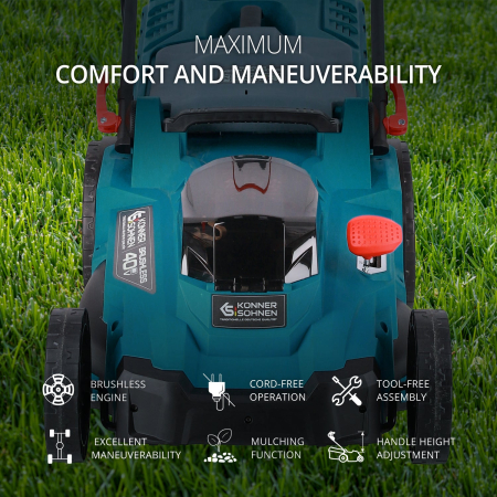 Mașină de tuns iarba cu acumulator KS 43LM-40V [2]