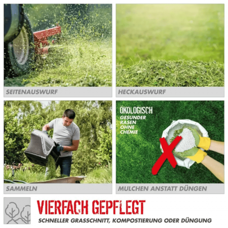 Masina de tuns iarba cu motor in 4 timpi BIG WHEELER 534.2 R Gude 95464, 196 cm³, 4.8 Cp [8]