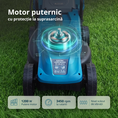 Mașină de tuns iarba electrică KS 32LM12 [4]