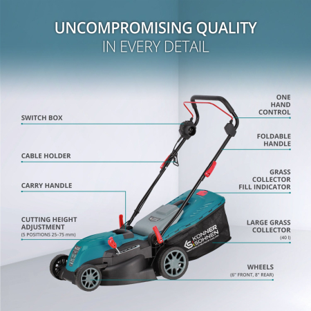 Mașină de tuns iarba electrică KS 38LM [3]