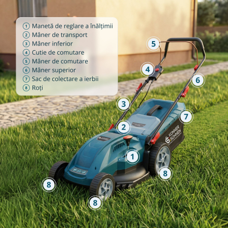 Mașină de tuns iarba electrică KS 43LM20 [6]