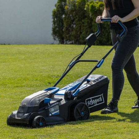 Masina de tuns iarba fara acumulator BC-MP380-X Scheppach 5911414900, 2x20 V, 380 mm [1]