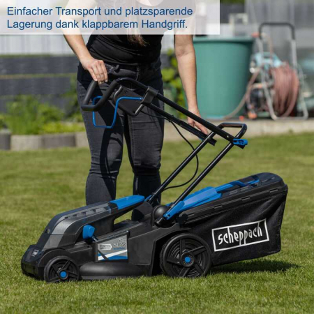 Masina de tuns iarba fara acumulator BC-MP380-X Scheppach 5911414900, 2x20 V, 380 mm [2]