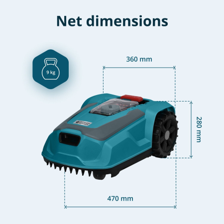 Mașină de tuns iarba robotizată KS 22RLM [10]