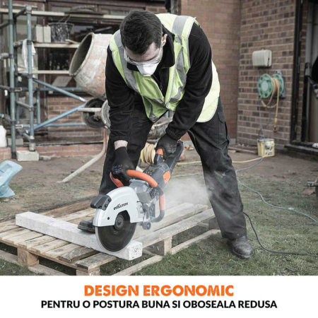 Masina electrica de debitat zidarie, beton si piatra naturala R300DCT Evolution 012-0003, 2400 W, Ø300 mm [12]