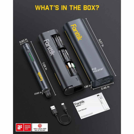 Masina pentru gaurit si frezat F2 Master Fanttik F2MASTER, 4 V, 25000 rpm [1]