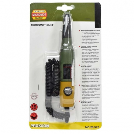 Masina pentru gaurit si frezat Micromot 60/EF Proxxon 28512, 12 V, 20000 rpm [10]