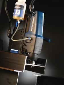 Masina de gaurit cu coloana cu stand magnetic EVOMAG42 Evolution 095-0004, 1200 W, Ø42 mm [3]