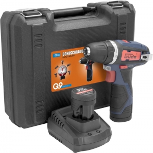 Masina de gaurit si insurubat cu doi acumulatori BS 12-201-20K Gude 58603, 2x12 V, 2 Ah [6]