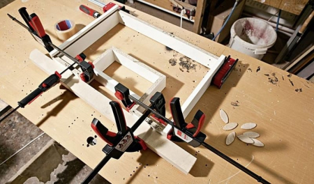 Menghina de tamplarie pentru strangere/departare Bessey EZS45-8, 80x450 mm [4]