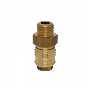 Scule Pneumatice - Mini cupla rapida cu filet exterior Ludecke ESM14A, 1/4", Ø6 mm