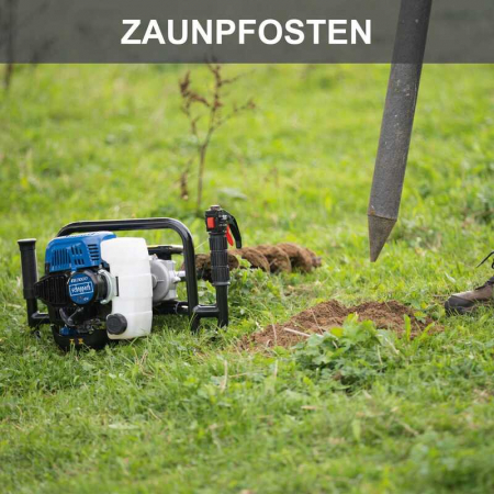 Motoburghiu cu 3 burghie EB2000 Scheppach 5904704903, 1.97 Cp, Ø100-200 mm [3]