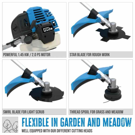 Motocoasa cu motor in doi timpi GFS 52.3 Gude 95210, 2 Cp [9]