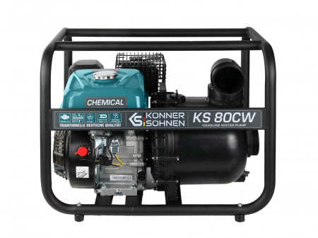 Motopompe Benzina - Motopompa pentru lichide agresive Konner-Sohnen KS 80CW, 9 Cp