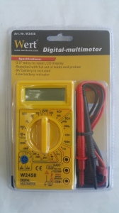 Multimetru digital Wert W2450, DC-AC, 500 V [1]