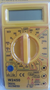 Multimetru digital Wert W2450, DC-AC, 500 V [2]