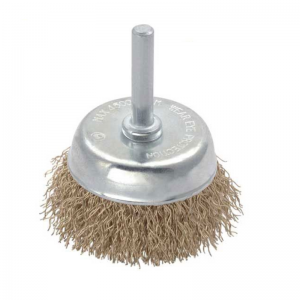 Perie de Sarma - Perie de sarma tip cupa cu tija Troy 27702-65, 65 mm