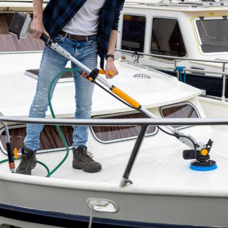 Perie telescopica fara acumulator pentru curatare suprafete Twin Brush Batavia 7064170, 18 V [8]