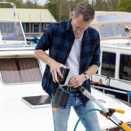 Perie telescopica fara acumulator pentru curatare suprafete Twin Brush Batavia 7064170, 18 V [3]