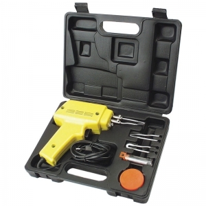 Letcoane & Consumabile - Set pistol de lipit si accesorii Mannesmann 49110, 100 W, 6 piese