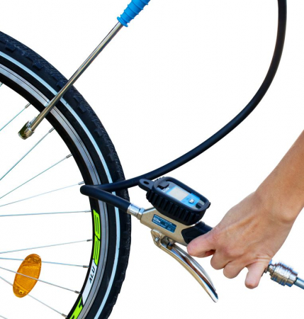 Pistol de umflat roti cu manometru digital V 12 PRO Gude 75196, 12 bari [3]