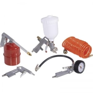 Pistol de Vopsit - Pistol de vopsit cu aer comprimat Mannesmann 1527, Ø1.5 mm, set