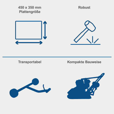 Placa compactoare pe benzina HP1200 Scheppach 5904610903, 6.5 Cp [7]
