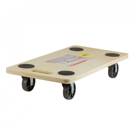 Transpalet / carucior transport marfa - Platforma cu roti pentru transport mobila Dema 19755, 200 Kg, 590 x 290 mm