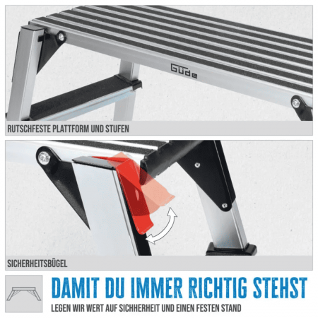 Platforma de lucru pliabila GAAP 960 Gude 40962, 1270 x 445 x 495 mm, 150 Kg [4]