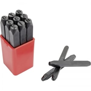 Poansoane Cifre & Litere - Set poansoane de marcat cifre Mannesmann 245-06, 6 mm, 9 piese