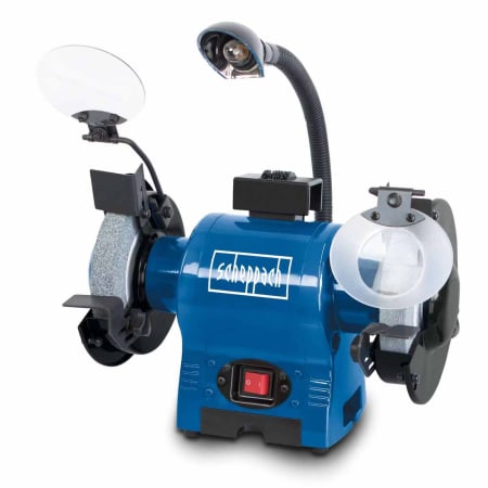 Polizoare de Banc - Polizor de banc dublu BG150 Scheppach 4903104901, 370 W, Ø150 mm