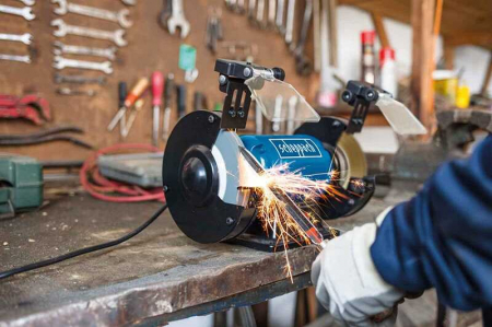 Polizor de banc SM200LB Scheppach 5903111901, 500 W, Ø200 mm [8]