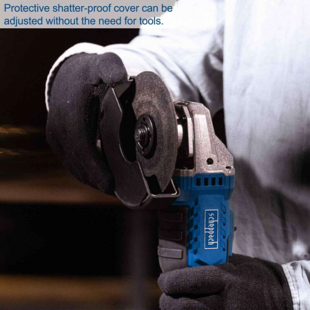 Polizor unghiular fara acumulator C-AG125-X Scheppach 5909234900, 20 V, Ø125 mm [6]