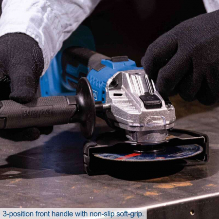 Polizor unghiular fara acumulator C-AG125-X Scheppach 5909234900, 20 V, Ø125 mm [5]